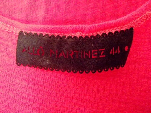 Hermoso Top Musculosa Con Volado Alló Martinez 44 Impecable