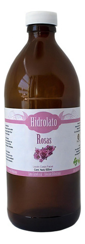Hidrolato Orgánico De Rosas 500ml Todo tipo de piel