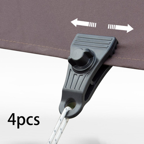 4x Clips Para Lona Resistentes, Abrazaderas Para Tienda De