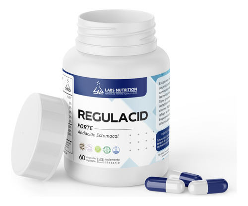 Regulacid Forte 500 Mg - Antiacido (60 Capsulas) Sabor Sin Sabor
