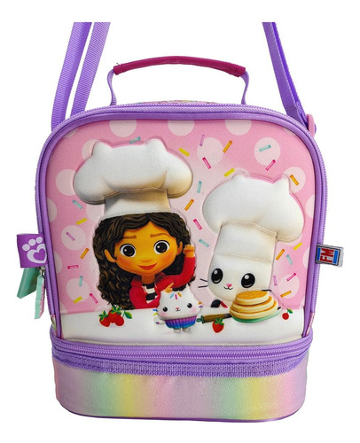 Kits Mochila Prescolar Gabby's Rosa Estampado