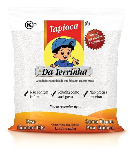 Goma De Mandioca Para Tapioca Da Terrinha 500g