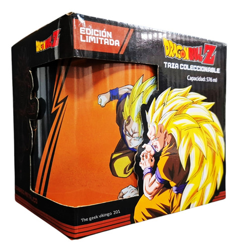 Taza Jumbo Goku Fase 3 Super Saiyajin 567 Ml Dragon Ball Z E