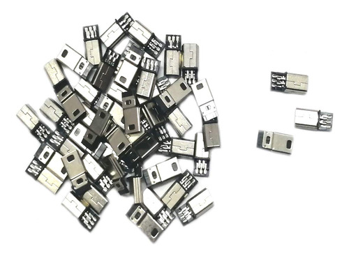 30pcs Mini Usb 5pin Tipo B Conector Macho Pcb Montaje Socket