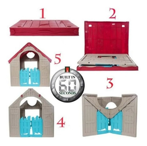 Imagen 3 de 6 de Casa De Juegos Infantil Plegable Keter Mar Del Plata