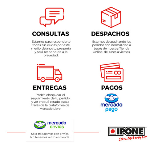 Imagen 4 de 4 de Liquido Frenos Sintético Ipone Brake Dot 5.1 Ipone