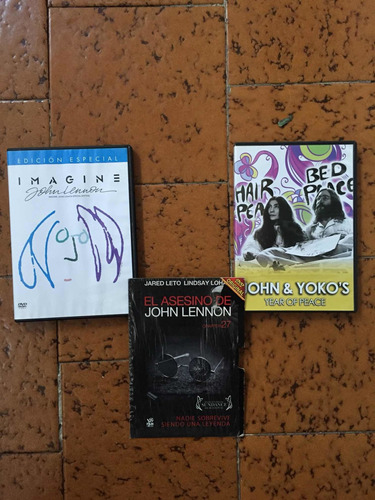 John Lennon 3 Dvd Imagina Y Year Of Peace Preciox3 Exbeatles