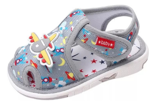Sandalias Con Sonido Para Niñas Y Niños, Antideslizantes En