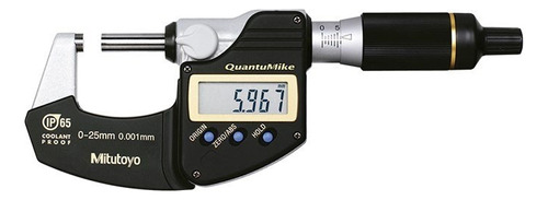 Micrômetro Externo Digital 0 A 25mm 0.001mm Quantumike 293-1