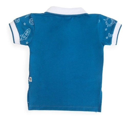 Camiseta Unicolor Polo Para Bebé