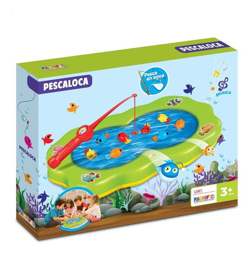 Juego De Mesa Pescaloca Con Agua Magnific Pescamagic