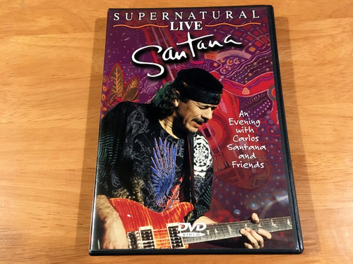 Santana Supernatural Live Dvd Usa 2000 Original
