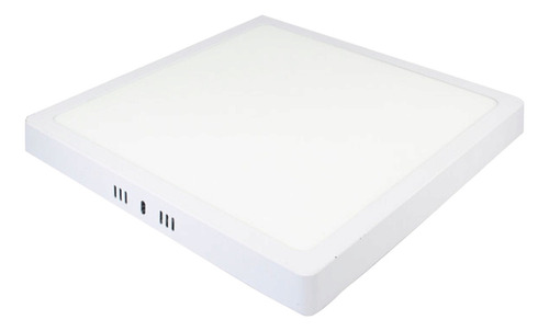Lampara Led Cuadrada Sobreponer 24w Fria Goodwill 28cm Estructura Blanco