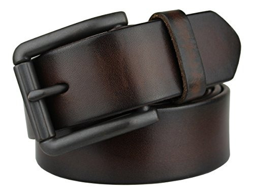 Bullko Cinturon De Cuero Genuino De Los Hombres Cinturon De