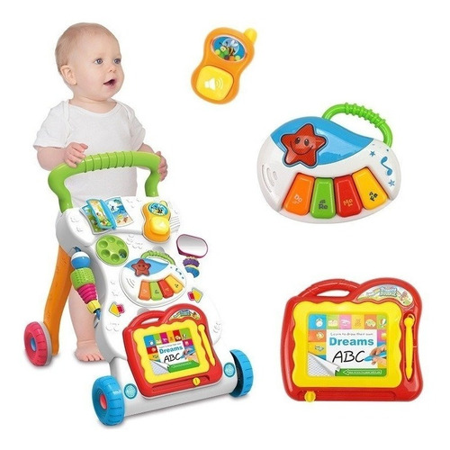 Caminador Andadera Bebes Winfun Con Luz Y Sonido Dreams