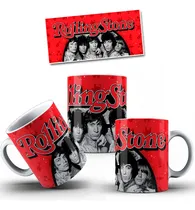 Comprar Taza Cerámica Rock Internacional Música Todas Las Bandas Pop Color Blanco Rolling Stones