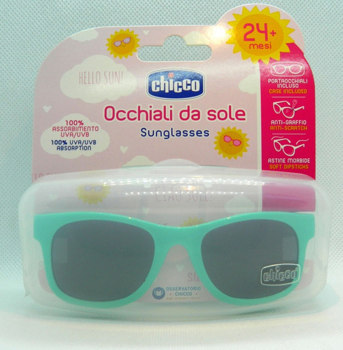 Imagem 2 de 3 de Óculos De Sol Girl Azul Claro (24m+) Chicco