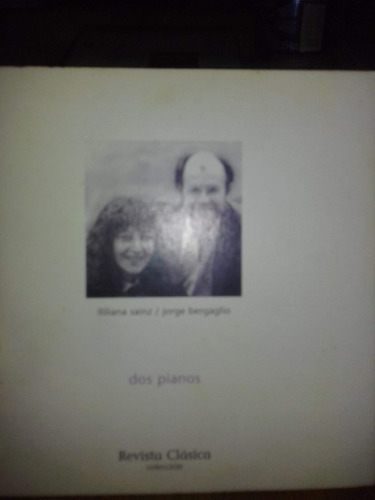 Cd Original Dos Pianos De Liliana Sainz Y Jorge Bergaglio (Usado)
