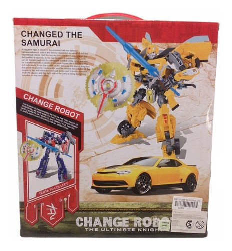 Imagen 3 de 3 de Robot Transformable En Auto C/ Accesorio 25cm Tr30/tr20