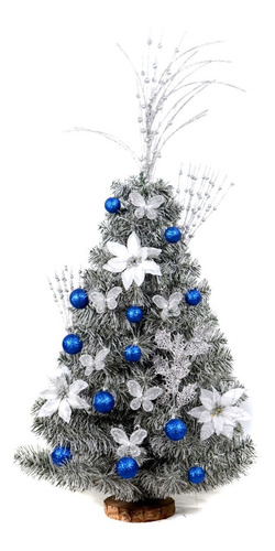 Árbol De Navidad 1,00 M + Kit Decoración De Lujo M9 - Sheshu
