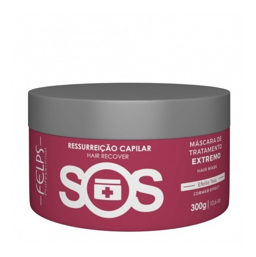 Felps Cronograma Capilar Sos + Banho De Verniz + Marula 300g