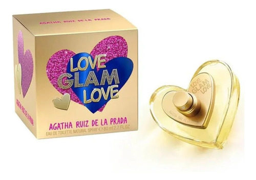 Perfume Love Glam Love De Agatha Ruiz De La Prada 80ml. Dama