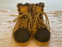 Comprar Borceguíes Caterpillar Hombre Marrones Gamuza Y Cuero