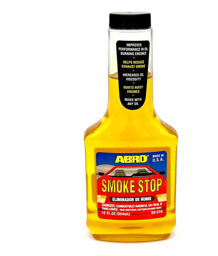 Aditivo Corta Humo Abro Smoke Stop 354 Ml. Made In Usa