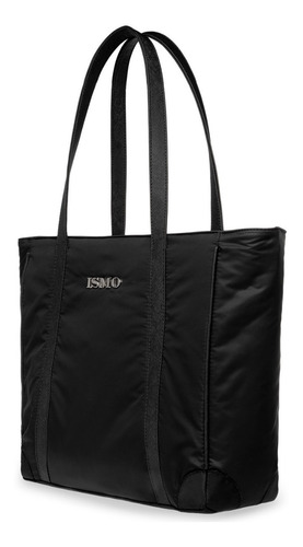 Imagen 2 de 5 de Bolsa Tote Negra De Nylon Impermeable Para Laptop