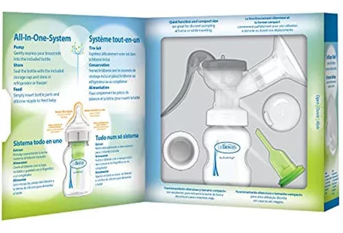 Extractor Manual De Acrílico Saca Leche Tira Leche Azul