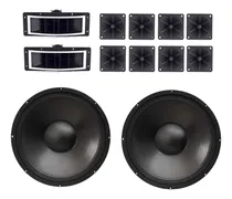 Comprar 2 Parlantes De 15 + 2 Bocinas + 8 Tweeters  Piezo