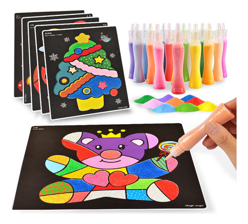 Juego De Papel Para Dibujar En Arena, Bricolaje, Juguetes Pa