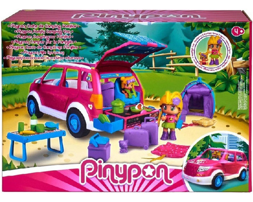 Pinypon Coche Vamos De Camping C/acc Int 17015 Orig Pin&pon