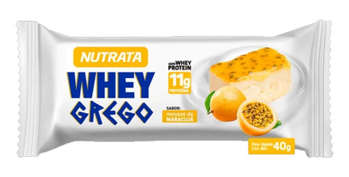 Whey Grego Bar Nutrata - 12 Un Por Caixa + Envio 24h