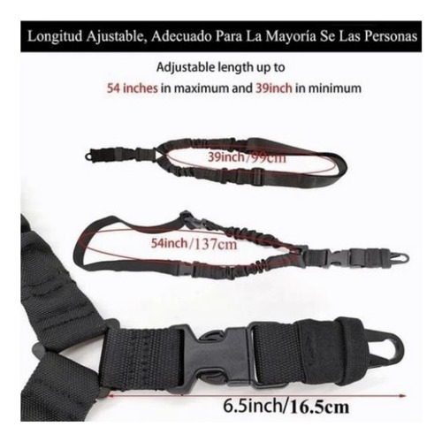 Portafusil Táctico 1 Punto Reforzado