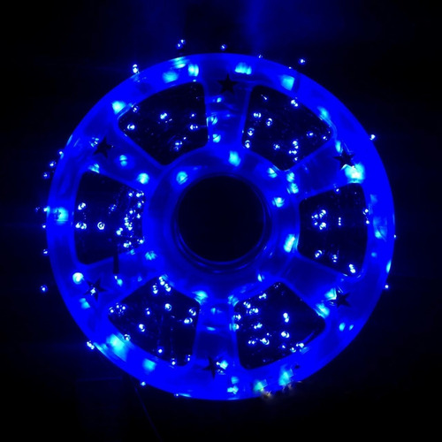 Luces Luz Led Azul X500 , 50m Extensible Exterior Navidad