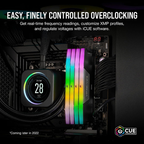 Corsair Vengeance Rgb Ddr5 Ram 32gb (2x16gb) 5200mhz Cl40...