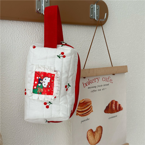 Cherry Cat Makeup Bag Large Capacity Cute Storage Pouch22