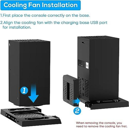 Soporte De Refrigeración Vertical Mejorado Para Xbox Series