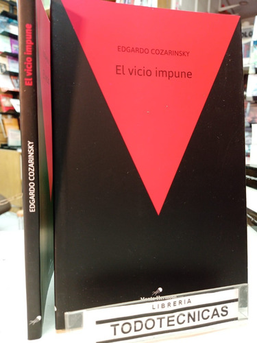 Imagen 1 de 4 de El Vicio Impune Edgardo Cozarinsky -mn