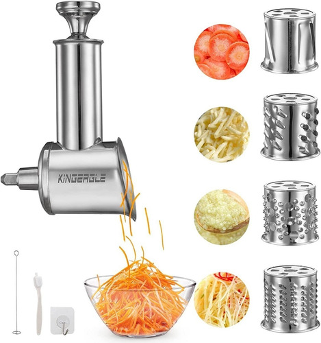 Imagen 1 de 7 de Accesorio Rallador De Acero Inoxidable Batidoras Kitchenaid
