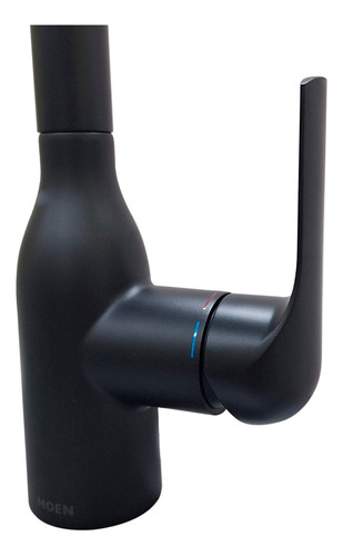 Mezcladora Para Fregadero Extraible Moen 7181bl Negro Mate