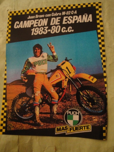 Publicidad Moto Puch Cobra M82 Ca Hoja Sola