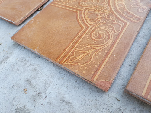 Ceramica 20x20 Marron Guarda Dibujo Reposicion Piso Pared (Usado)