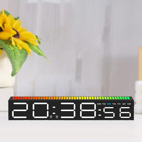Reloj Digital Gran Pantalla 9 Reloj Led De Color Digital
