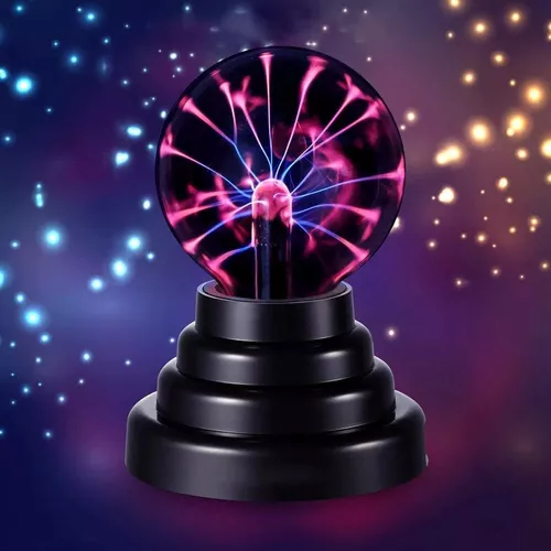 Lampara Bola Plasma Mesa Cristal Sensor Tesla