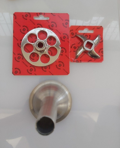 Combo Salvador Embudo De Aluminio Para Molino De Carniceri