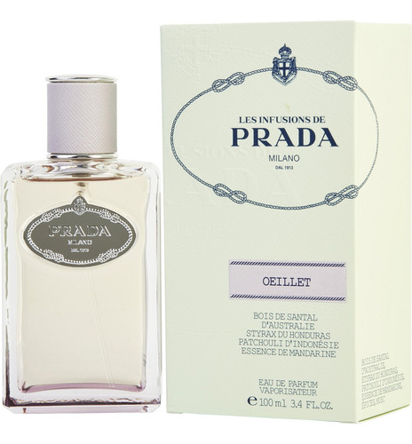 Perfume Prada Infusion D'oeillet Para Mujer, 100 Ml