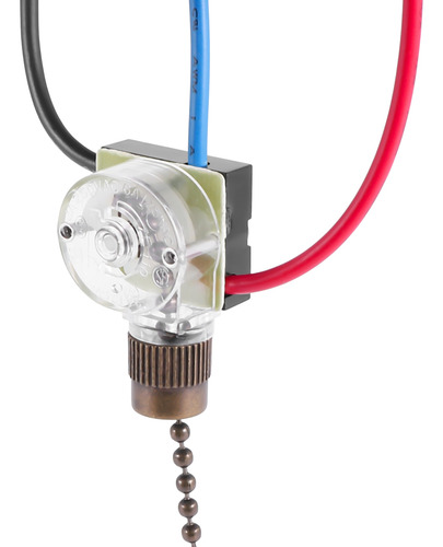 Interruptor De Luz Para Ventilador De Techo, Paquete De 3 Un