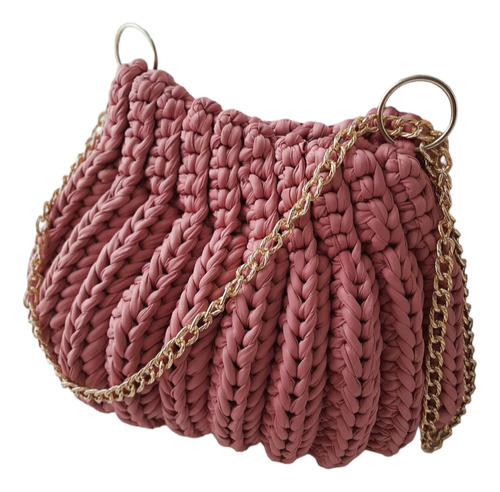 Bolso Atenea Mujer Cartera Dorado Trapillo